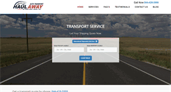 Desktop Screenshot of haulawayautotransport.com